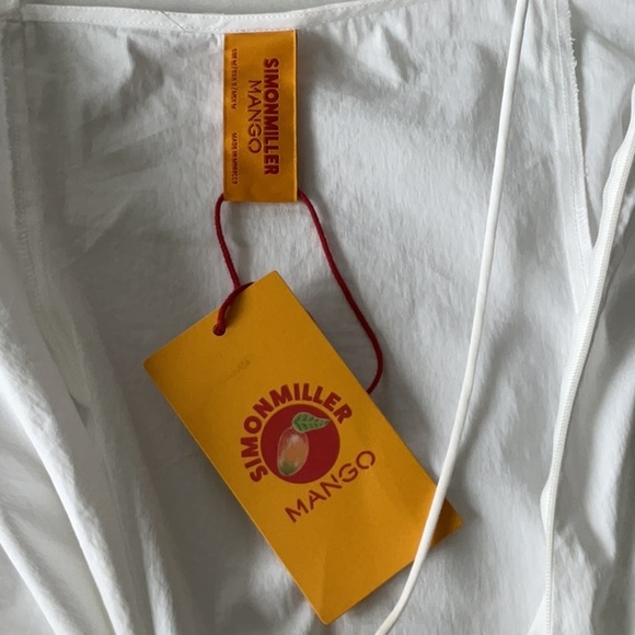 NWT SIMON MILLER x Mango Sol dress Macadamid size 6 - Picture 5 of 7